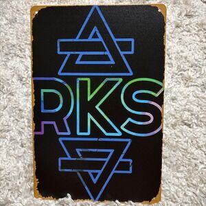 Rainbow Kitten Surprise RKS Metal wall art 12x8" plaque NWT Brand new Gifts fans